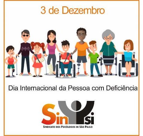 Dia Internacional da pessoa com deficiência: SinPsi contra os retrocessos